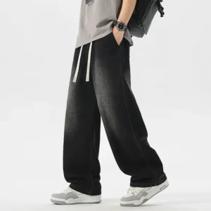 Men's Jeans  Loose Straight Casual Trousers