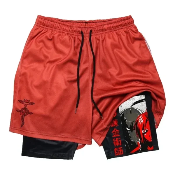 Fitness shorts Man Anime Fullmetal Alchemist Gym - Image 4