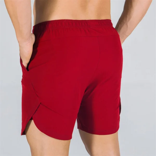 Men Gyms Shorts Workout Male Jogger Beach Shorts - Image 6