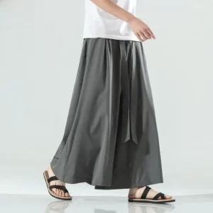 Thin Ice Silk Casual Pants Baggy Designer Clothes