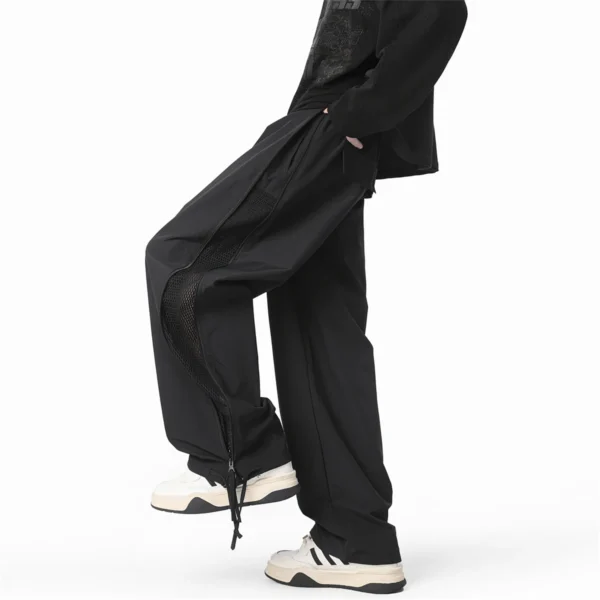 Waterproof Ice Silk Pants Hong Kong Style Cargo Pants - Image 3