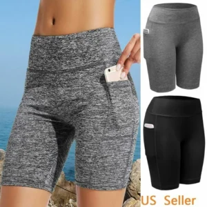 Yoga Shorts for Women  Fitness Shorts Workout Running Sports Shorts