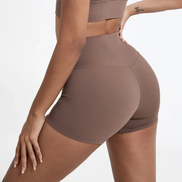 Women Buttock Lift Gym Women High Waist Yoga Shorts - Image 5
