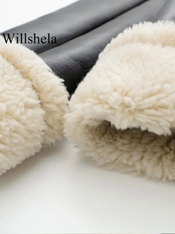 Willshela Women Fashion Solid Front Zipper Jackets Vintage - Image 6