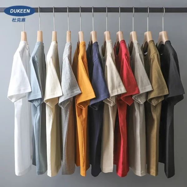 Oversized Heavy T-Shirt for Men Summer Short Sleeve - Image 5