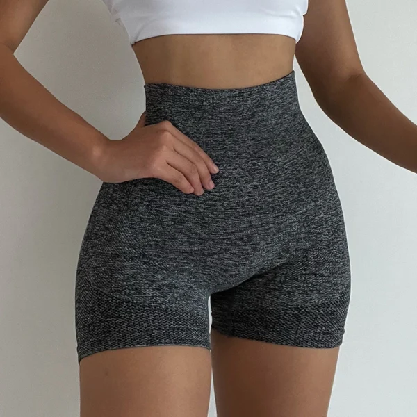 Women Yoga Shorts High Waist Butt Lifting Workout Fitness - Image 5