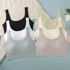 Sports Bra Anti-Sweat Fitness Top Women Seamless Yoga Bra