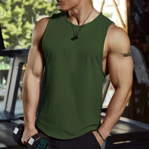 Summer Men's Gym Tank Top Fitness Training Clothing