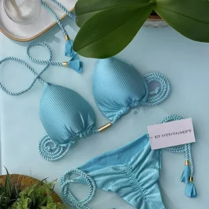 Adjustable Bandage Bikini Set  Swimwear Swimsuit Woman Sexy Bathing