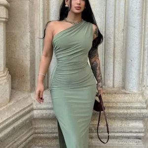 Sexy Sleeveless Backless Maxi Dress