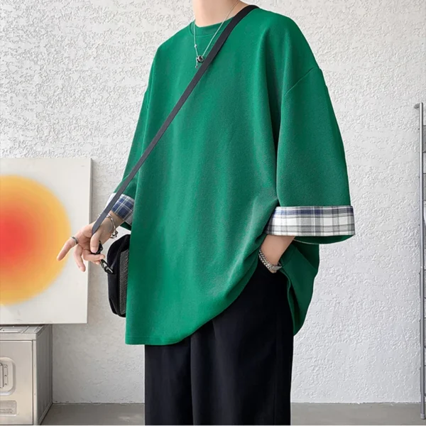 men t shirts Summer Men's T-shirts Korean Style - Image 6