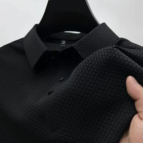 1pcs Summer Men Mesh Ice Silk T-shirt Men's Short-sleeved - Image 5