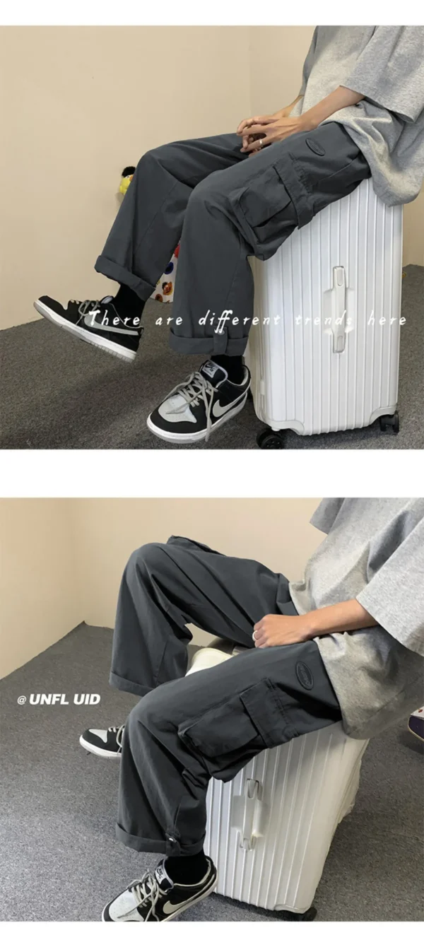 Men's Cargo Pants Sweat pant Breathable Pocket - Image 4