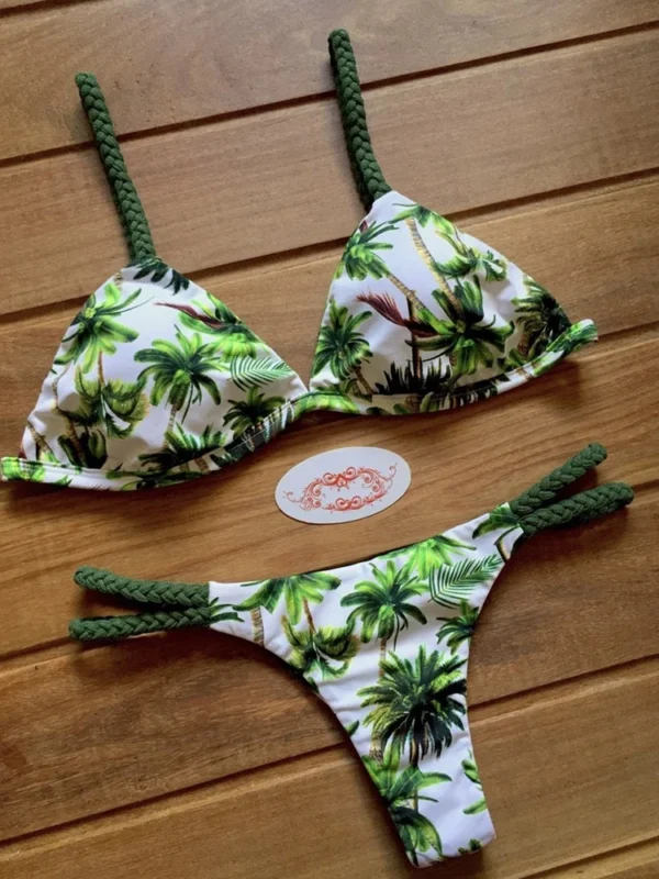 Sexy Bikini  Hot Stamp Sport Swimwear Women Beachwear - Image 6