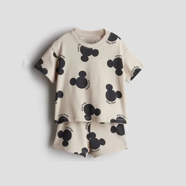 Summer Children's Fashion Set Short Sleeve - Image 2