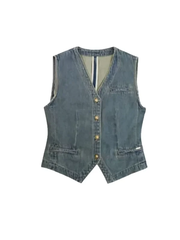 Women's Hong Kong Style Retro Chic Short V-Neck - Image 5