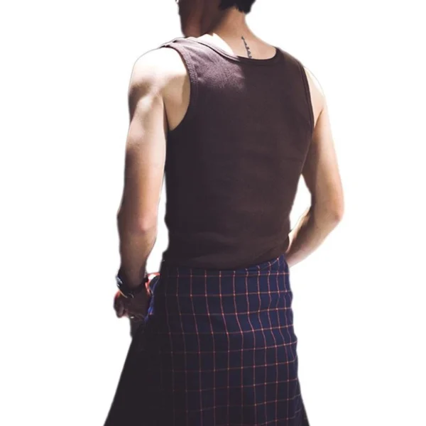Men's Square Neck Vest All Cotton Casual Outdoor Sports - Image 2