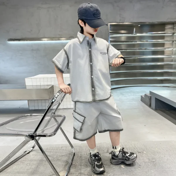 Boy's Summer Dress New Trendy Kids Clothes - Image 3