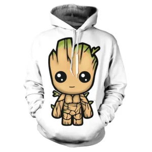 Groot 3D Print unisex Fashion Oversized Hoodie