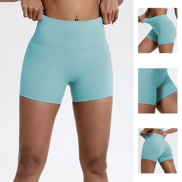 Women Buttock Lift Gym Women High Waist Yoga Shorts - Image 2