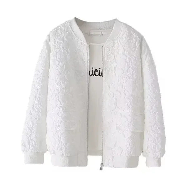 New Style Women's Cropped Baseball Jacket Korean Version - Image 5