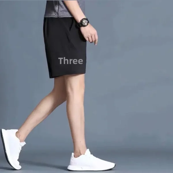 Men's Sporty Casual Basketball Training Running Shorts - Image 3