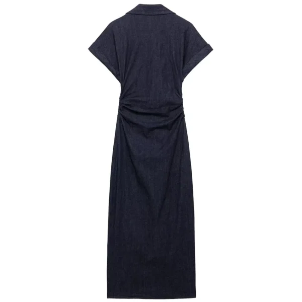 Casual Button-Up Dress - Image 3