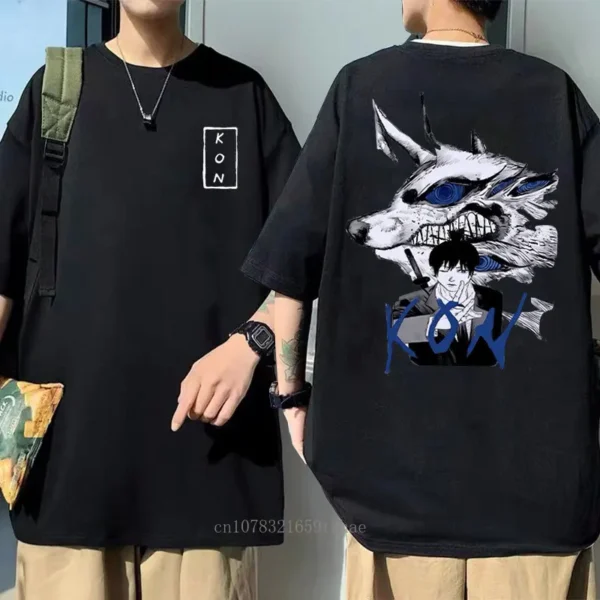 Japanese Anime Cartoon Kon Shirt Men Running Sports - Image 5