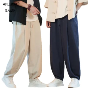 Pants Large Jogging Sweatpants Breathable Basic Streetwear