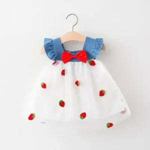 Girls Fantasy Short Dress Baby Pajamas Cool Breathable