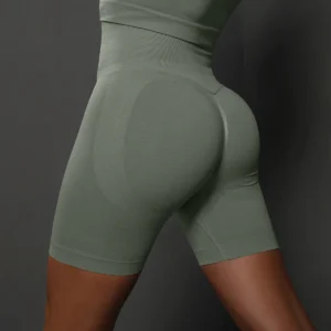 Yoga Shorts Women Sports Shorts Seamless Gym Workout Shorts