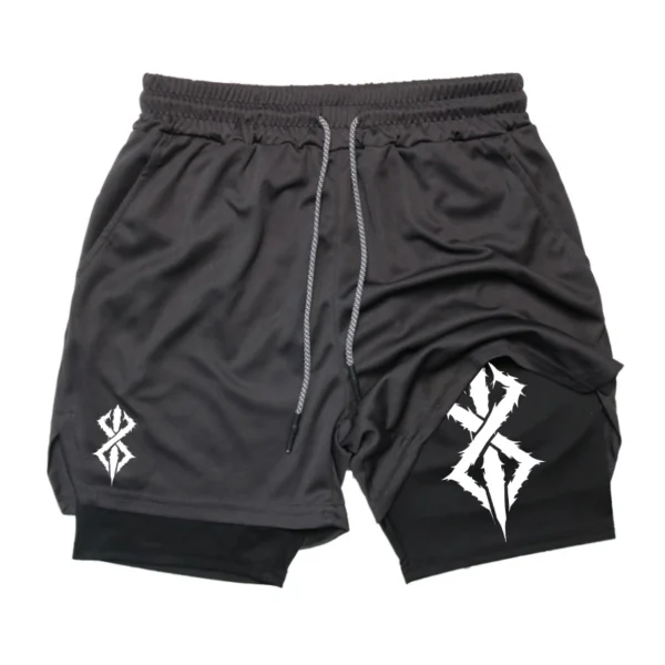 Summer Shorts for Men Shorts Print with Phone Pocket