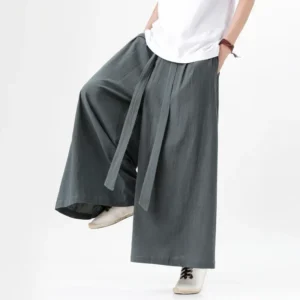 2024 Summer Chinese Style Men  Pants Male Streetwear Trousers