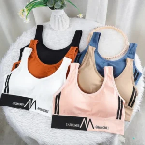 Women Sports Bras Comfortable Seamless Large U Sports Bra