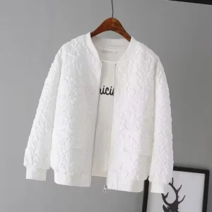 New Style Women's Cropped Baseball Jacket Korean Version
