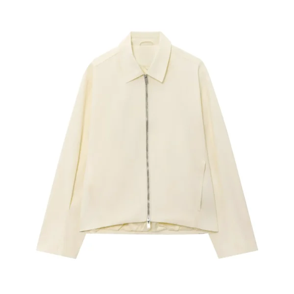 UNIZERA Women's Jacket with Simple  Zipper Collar