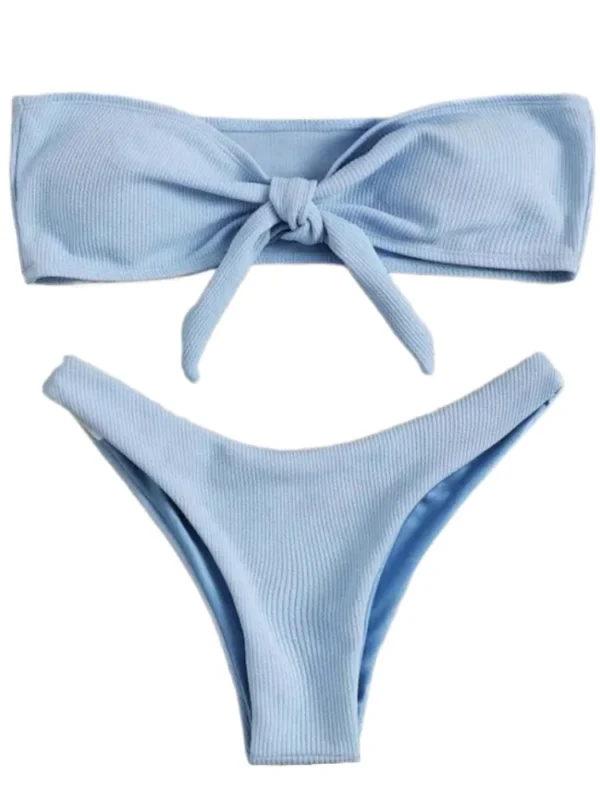 Brazilian Women's Low Waisted Thong Bikini Swimwear - Image 4