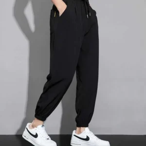 men thin casual pants, quick drying sports
