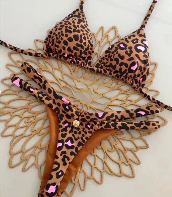 New Bikini Women Sexy Brazil Swimsuit Beach Vacation Swimwear - Image 2