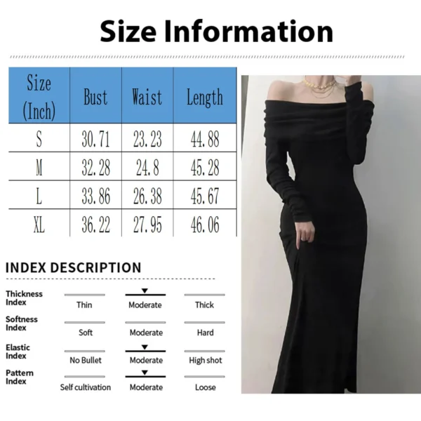 French Long Sleeve Dress - Image 6