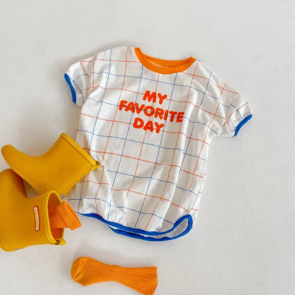 Summer Boy's Suit Short-sleeved T-shirt +Shorts - Image 5