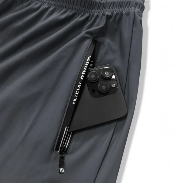 Joggers with Zipper Pockets Breathable Stretchy Athletic Pants - Image 6