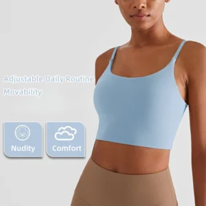 Sport Bra Gym Vest Quick Dry Breathable Running Vest Gym Wear