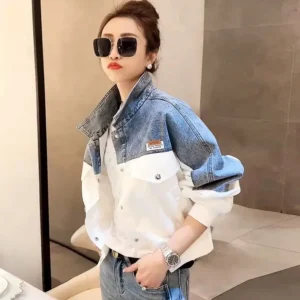 Women's Jacket Style Top Clothing Jeans Jacket