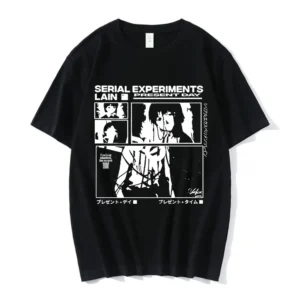 Anime Serial Unisex Iwakura Manga Girl Sci Fi Short Sleeve