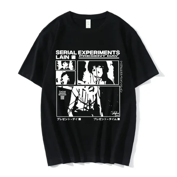 Anime Serial Unisex Iwakura Manga Girl Sci Fi Short Sleeve