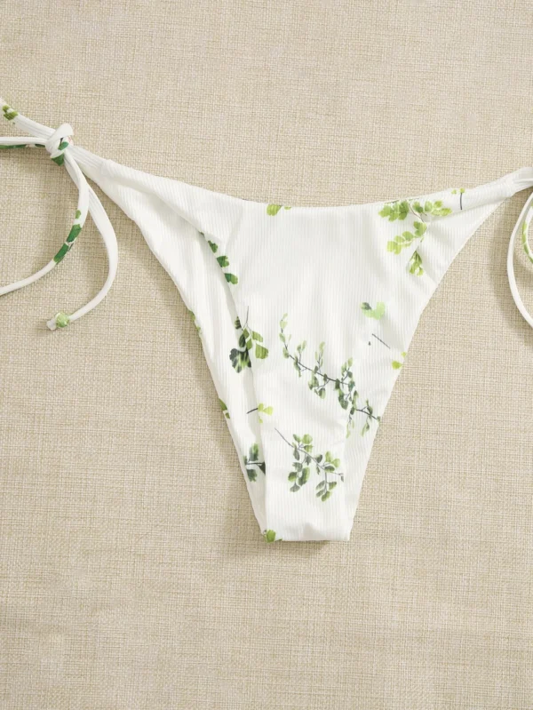 Neck Women's Two-Piece Bikini, Suspender Bra - Image 4