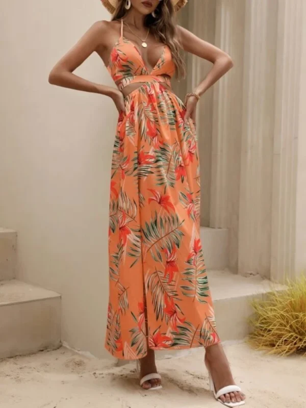 Boho Bareback Maxi Dress - Image 5