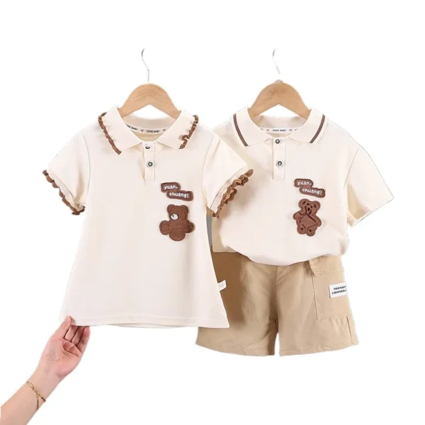Siblings Attire Fashion Baby Girls Dress Boys Clothes