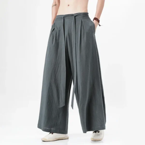 2024 Summer Chinese Style Men  Pants Male Streetwear Trousers - Image 4